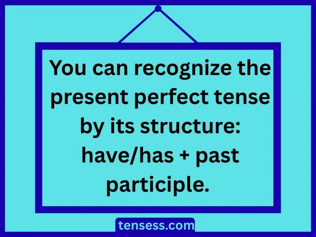 Recognition of Present Perfect Tense of Read?