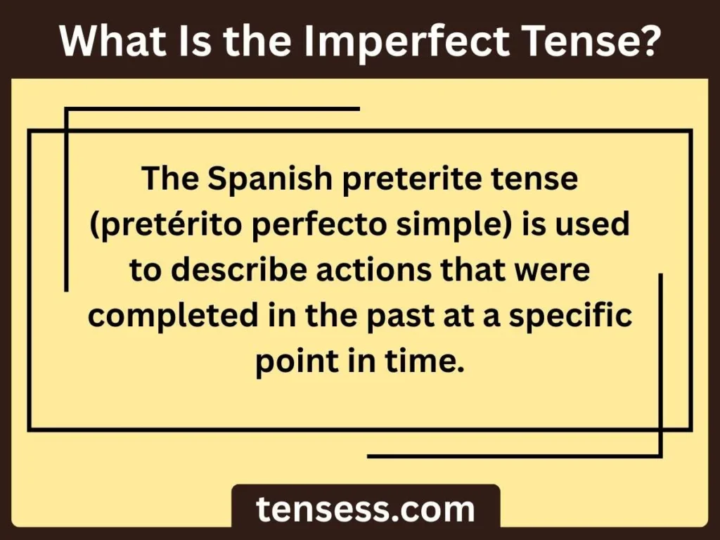 What Is the Spanish Preterite Tense?