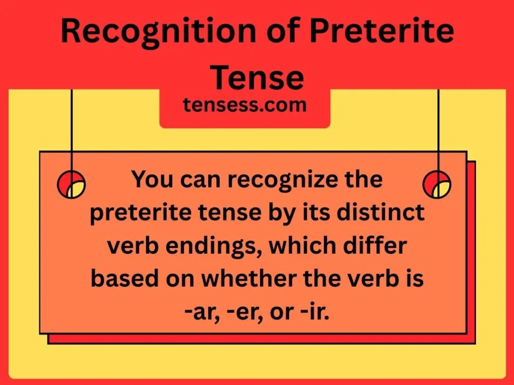 Recognition of Preterite Tense