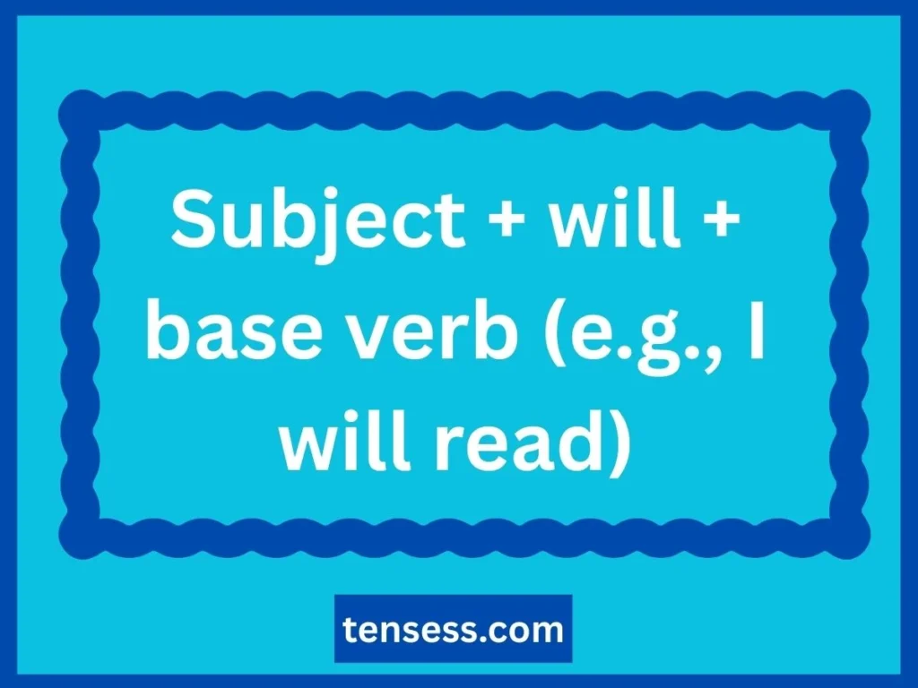 Structure of Sentence in Future Tense