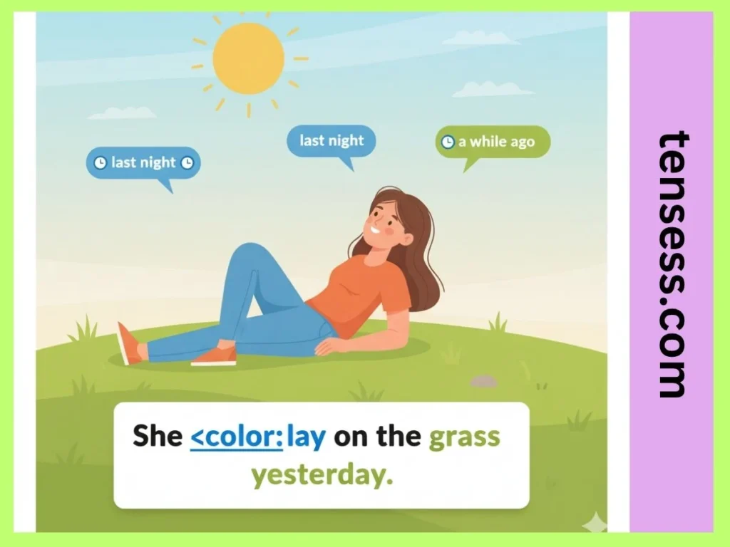 How to Recognize the Past Tense of Lie?