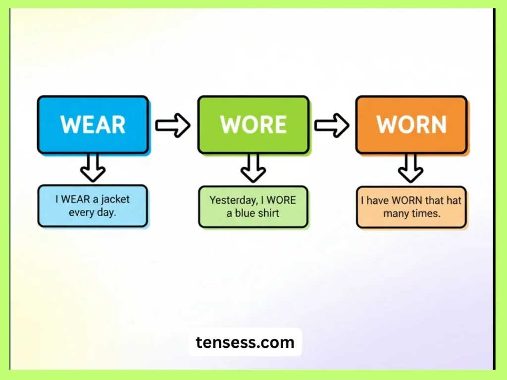 How to Recognize the Past Tense of Wear?