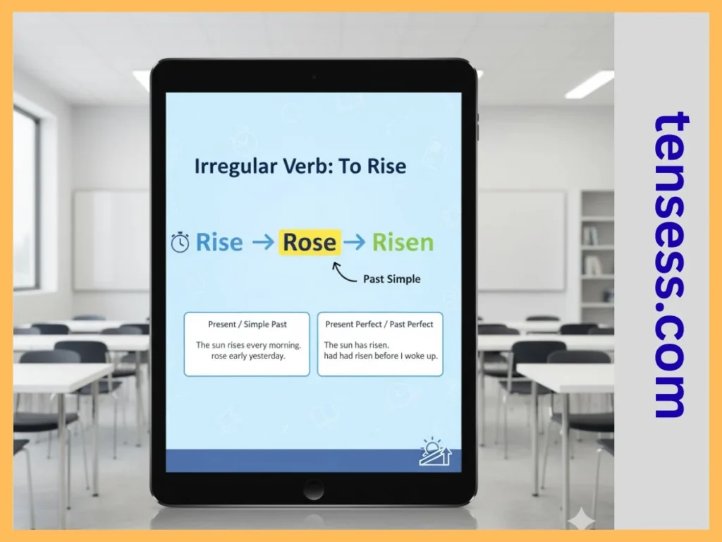What Is the Past Tense of Rise?