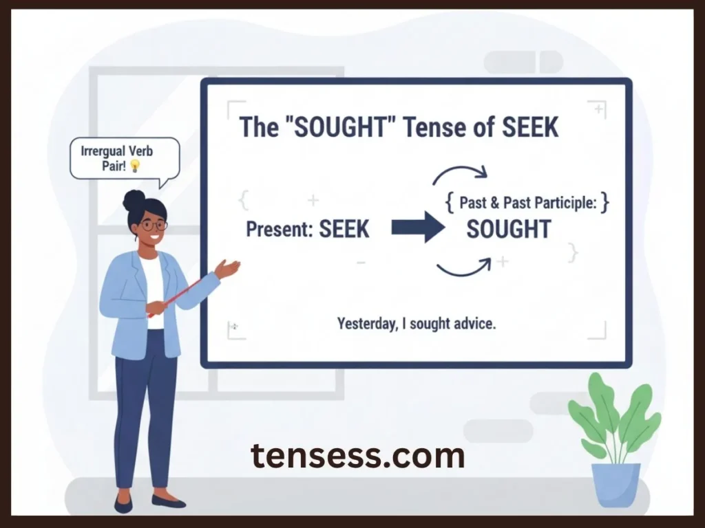 What Is the "Sought" Tense of Seek?