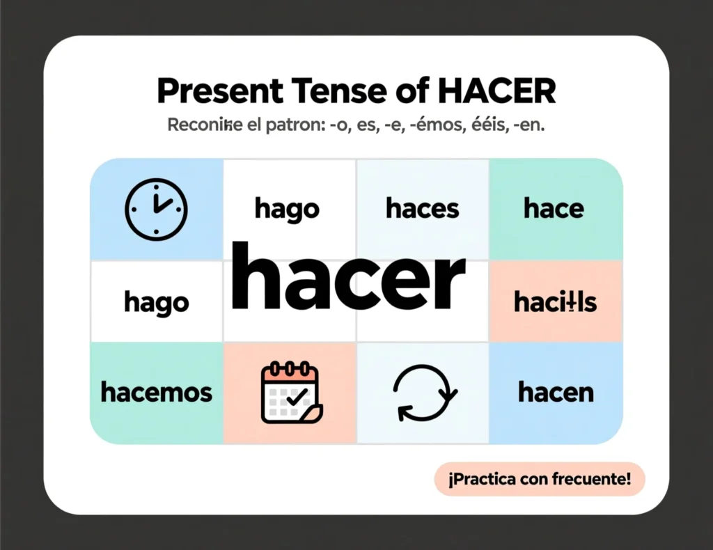 How to Recognize the Hacer Present Tense?