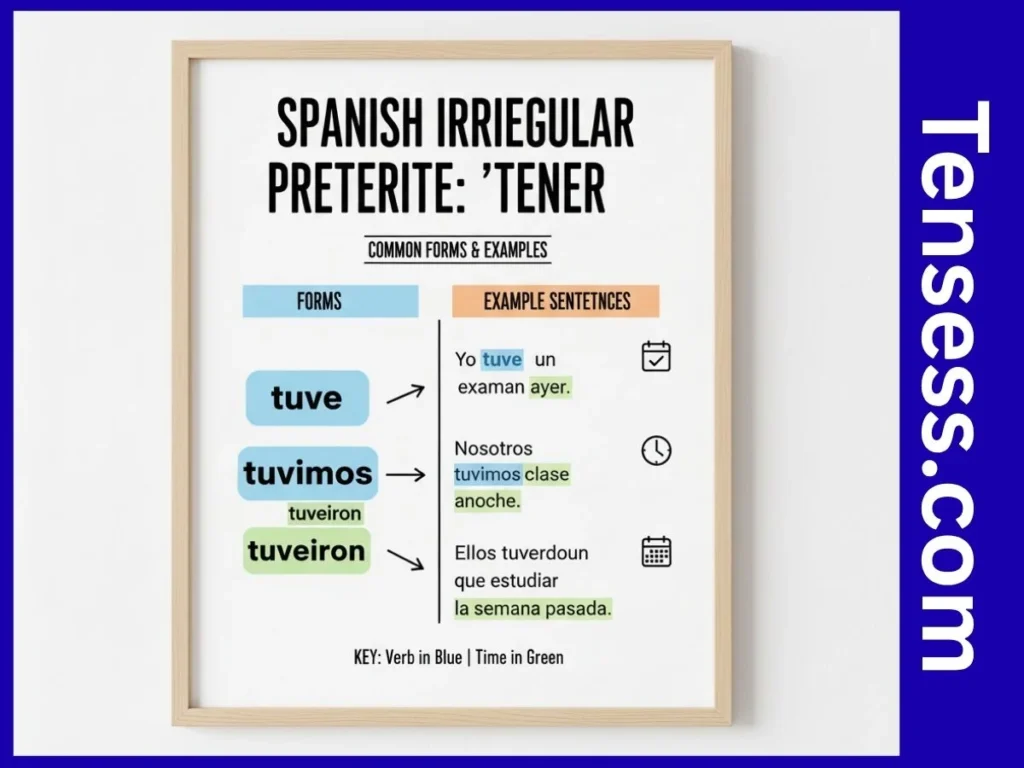 How to Recognize the Tener Past Tense?