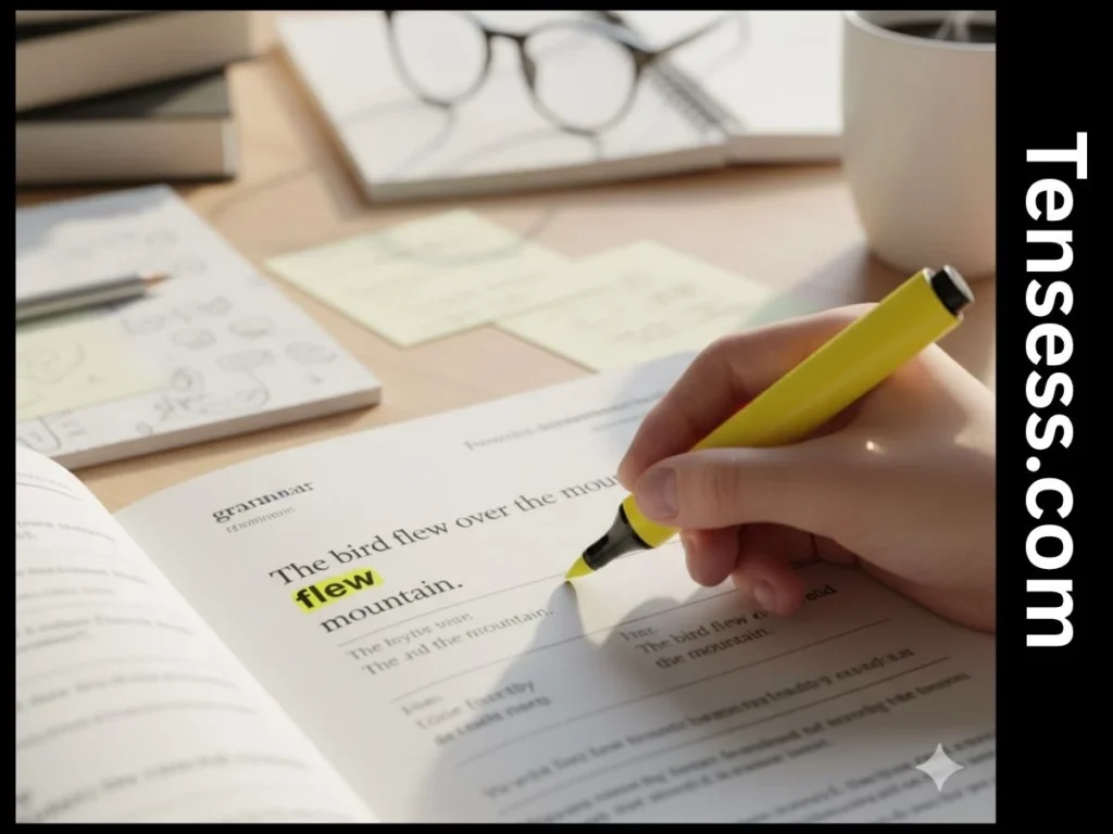 How to Recognize the Past Tense of Fly?