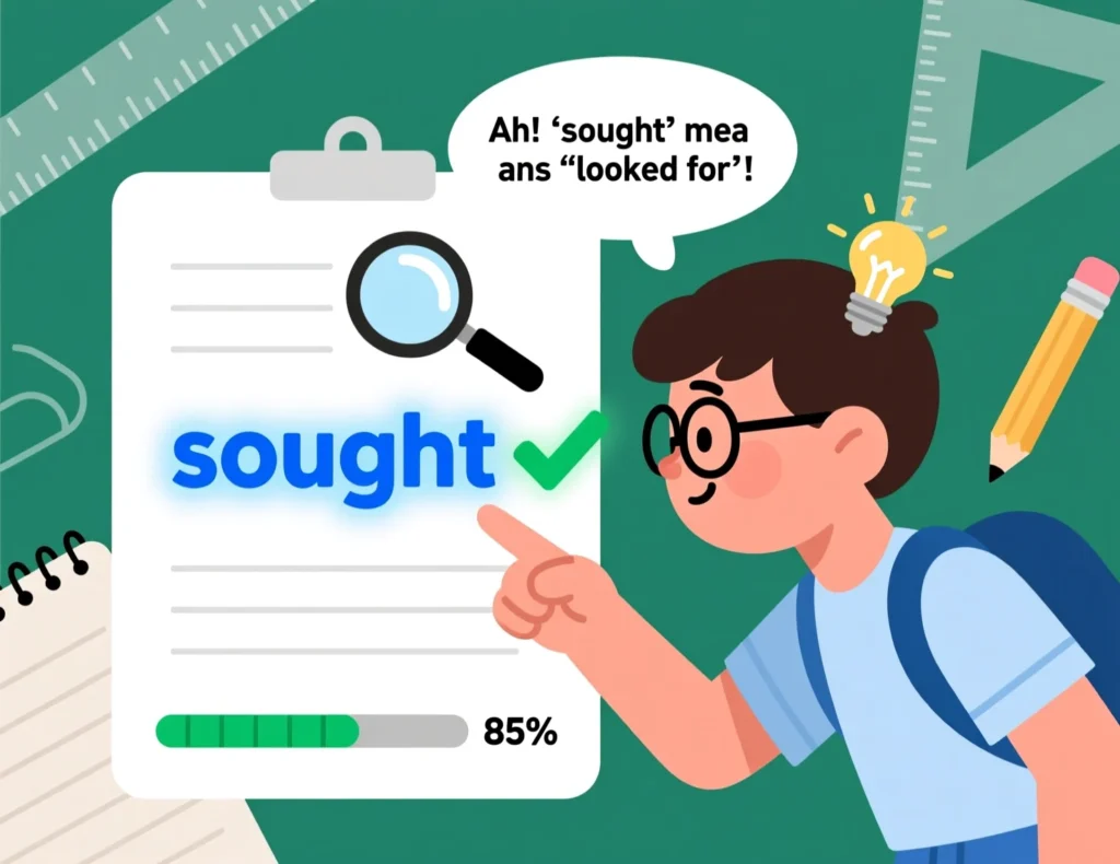 How to Recognize the Past Tense of Seek?