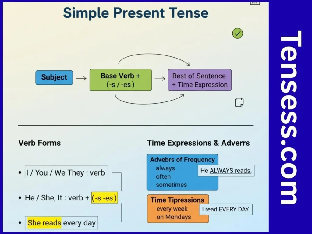How to Recognize the Present Simple Tense?