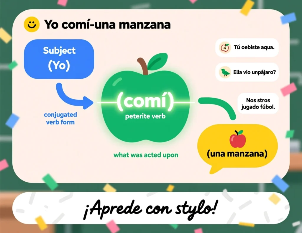 Structure of a Sentence in the Preterite Tense