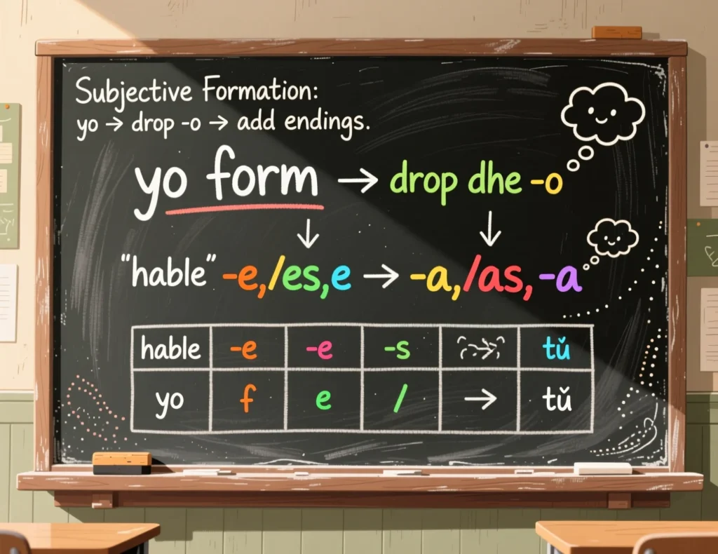 Formation of the Subjunctive Tense