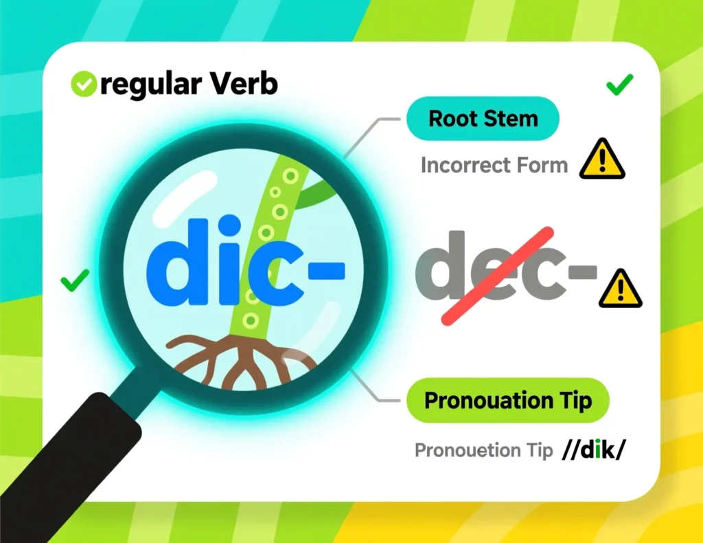 How to Recognize the Decir Present Tense?