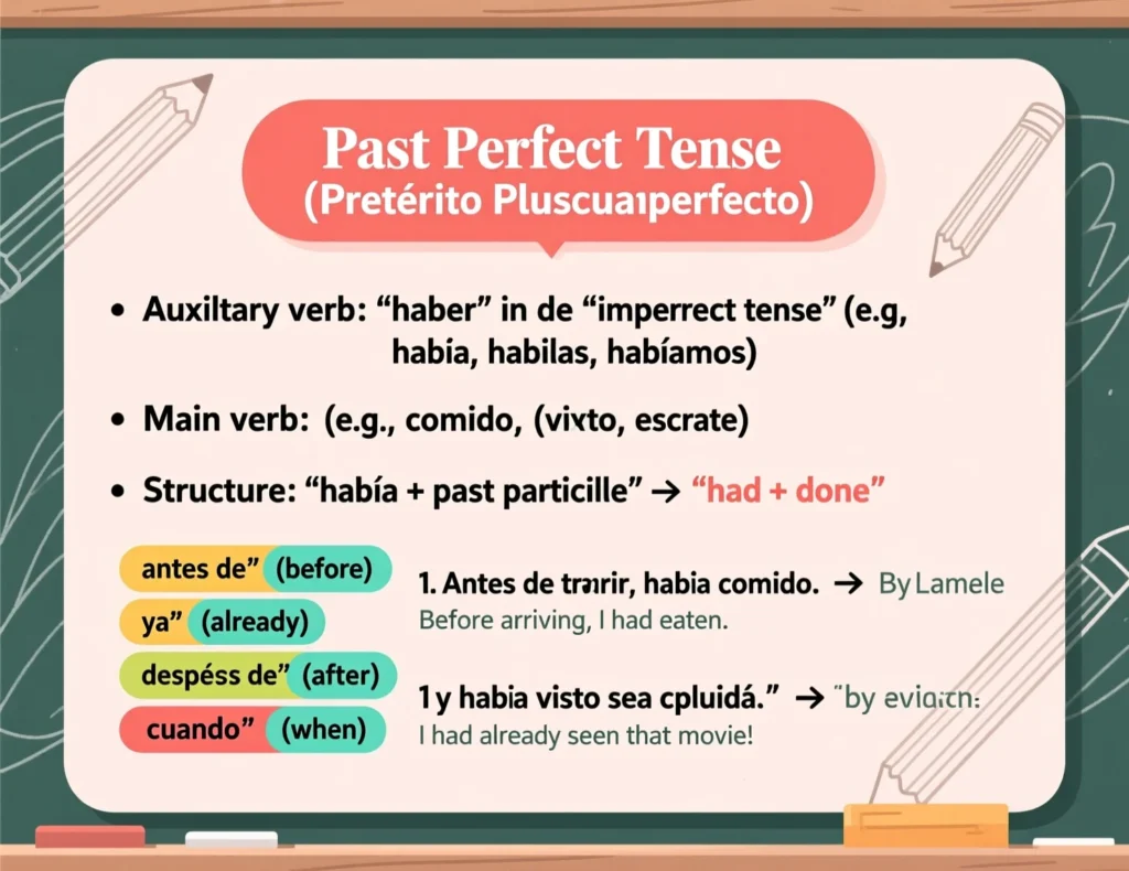 How to Recognize the Spanish Past Perfect Tense? 