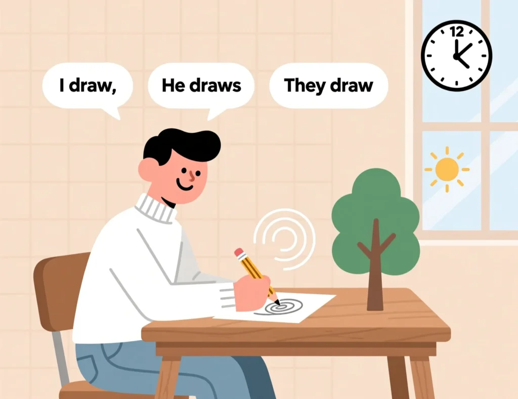 What Is the Present Tense of "Draw"? 