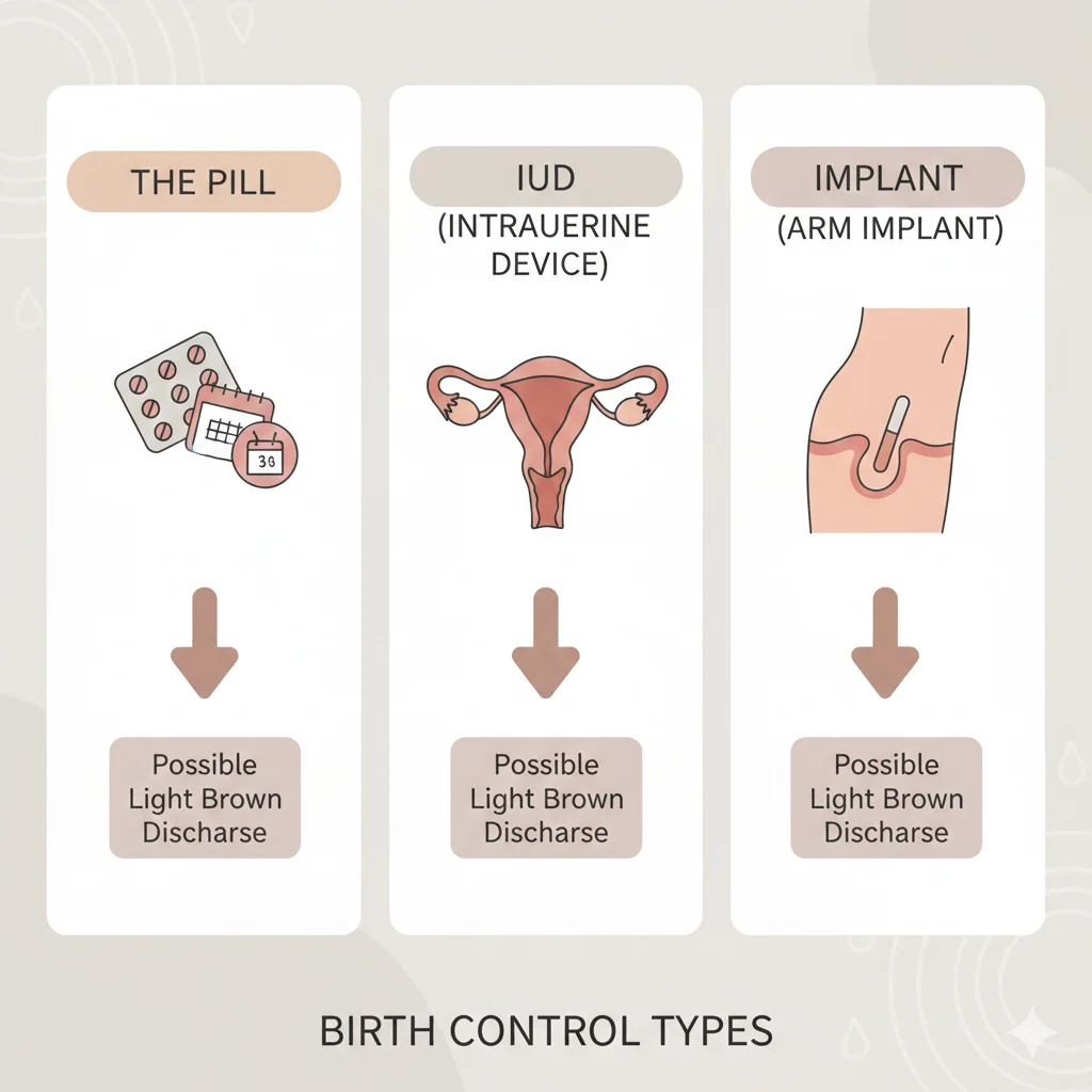 Brown Discharge and Birth Control