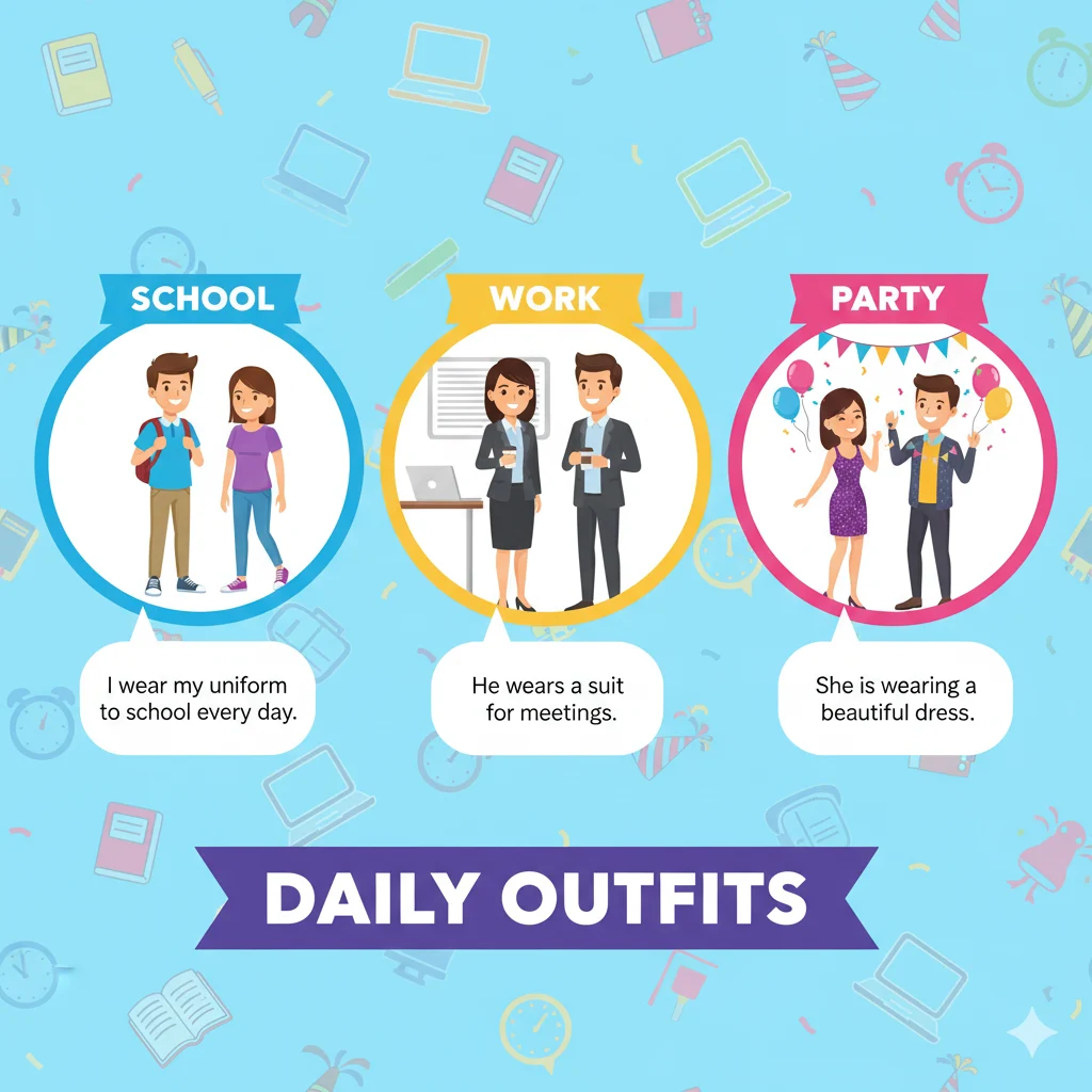 Daily Life Examples of Wore and Worn