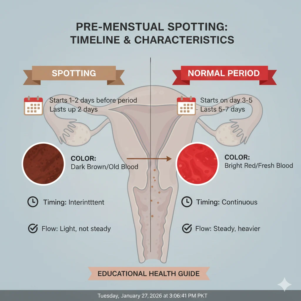 Dark Brown Discharge for 2 Days Instead of Period