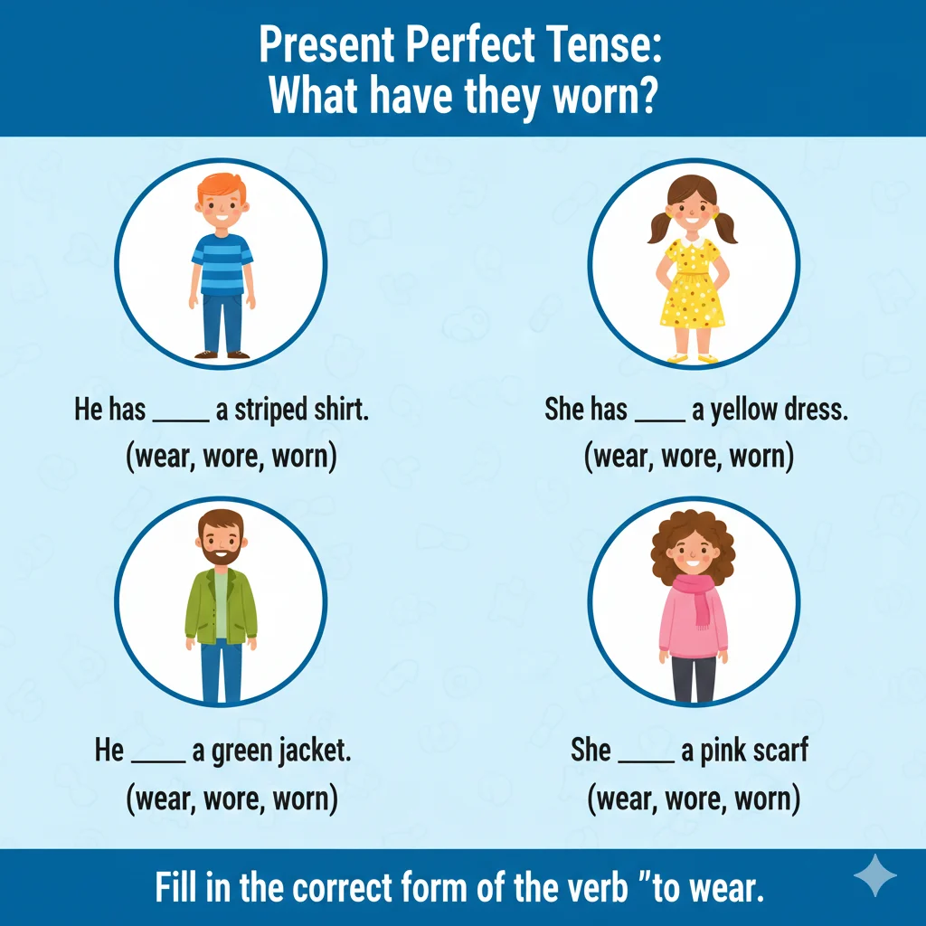 Exercises: Practice Wore & Worn