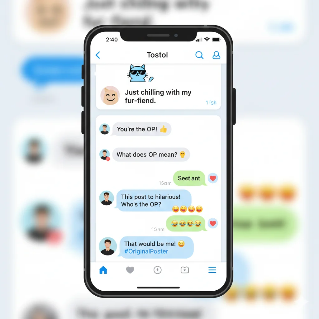 How OP Is Used in Texting and Social Media