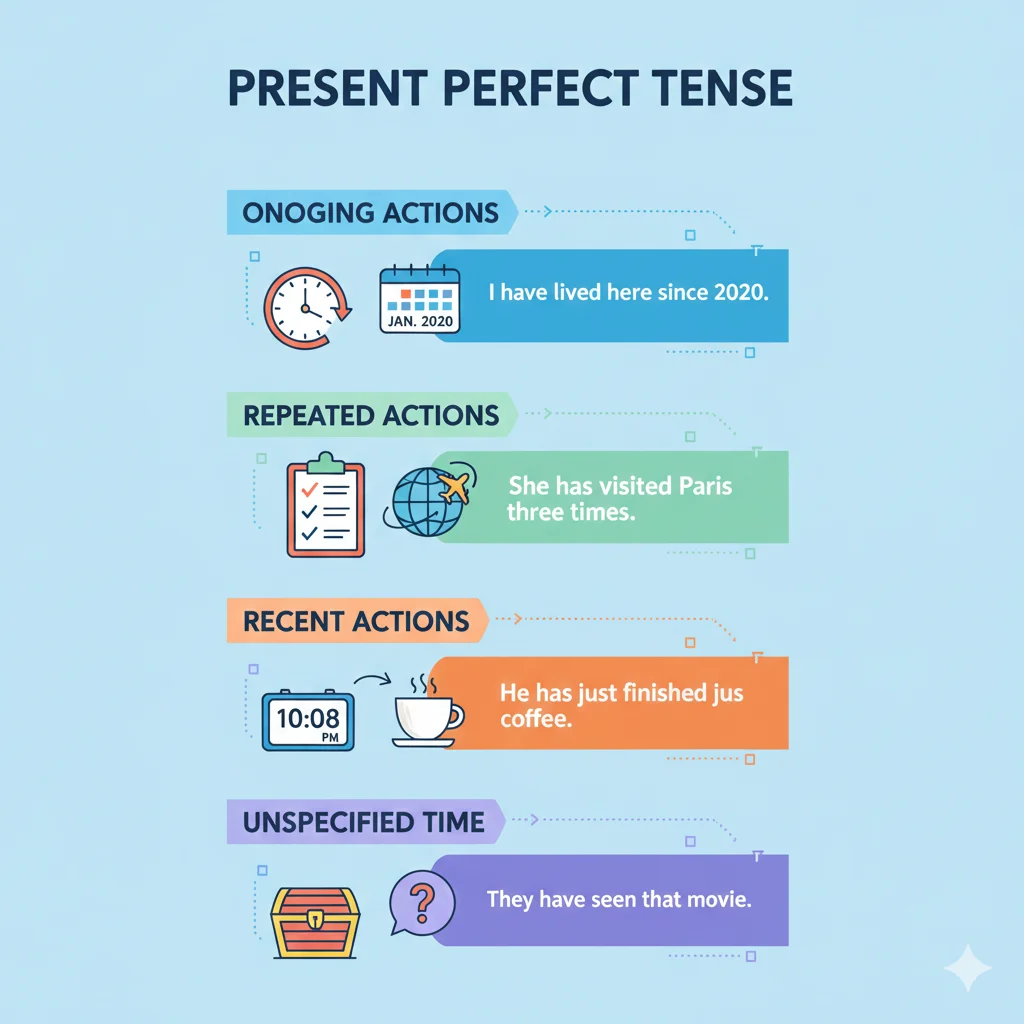 Uses of Present Perfect Tense