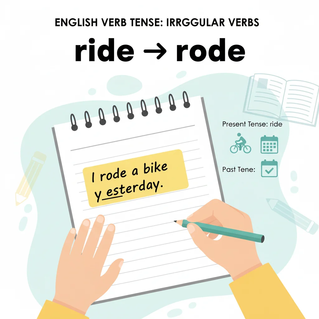 What Is the Past Tense of Ride?
