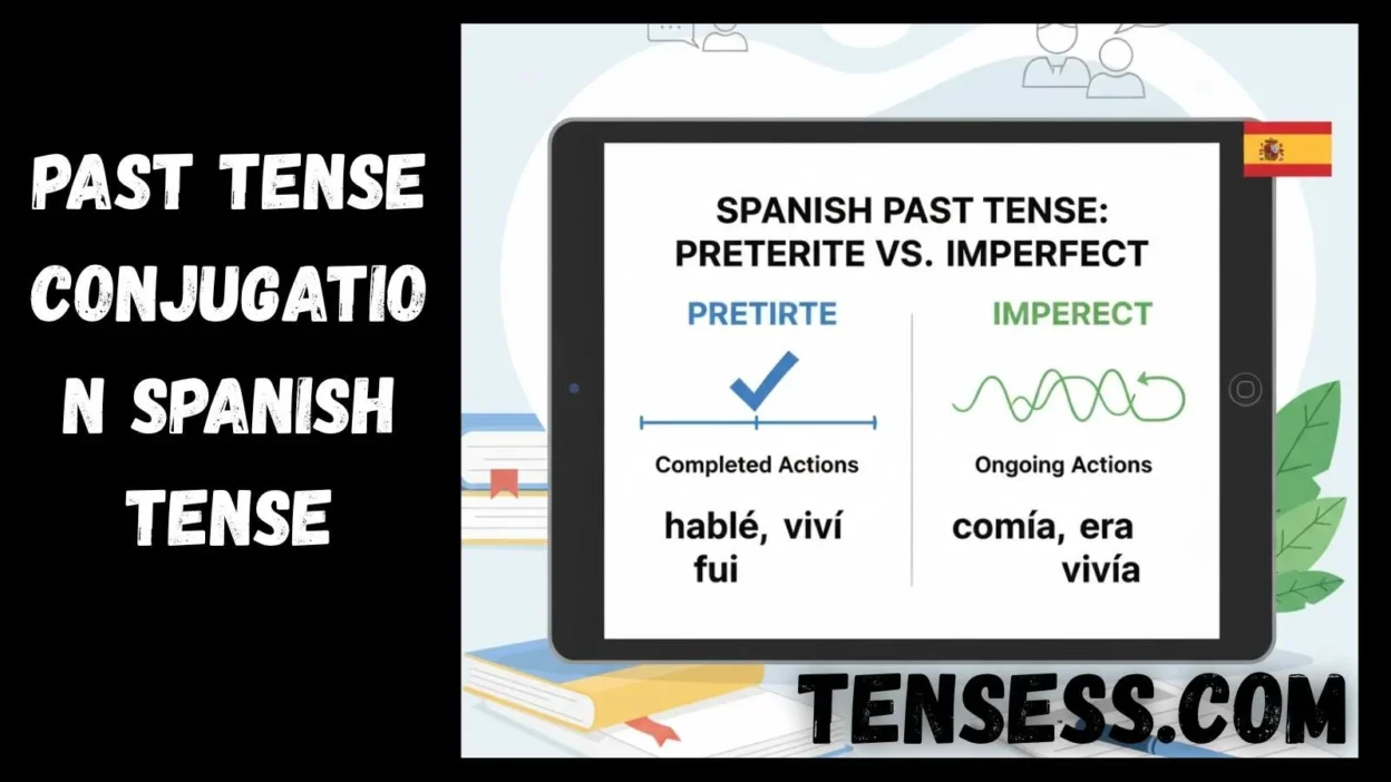Past Tense Conjugation Spanish Tense