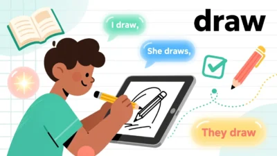 Draw Present Tense 2025: Definition, Usage, and 30 Examples