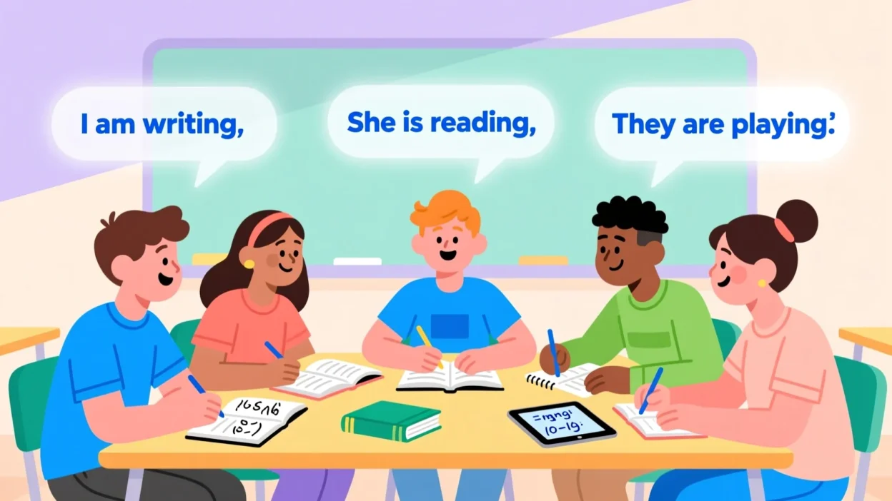 🧠 Present Progressive Tense Explained Simply for 2026 Students