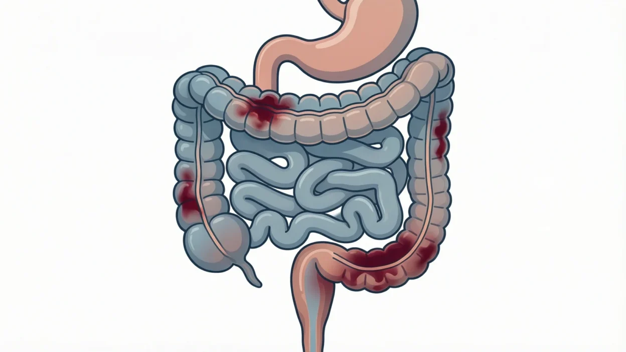 what does blood in stool look like