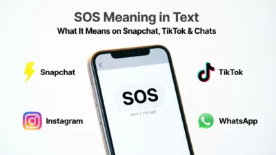 SOS Meaning in Text